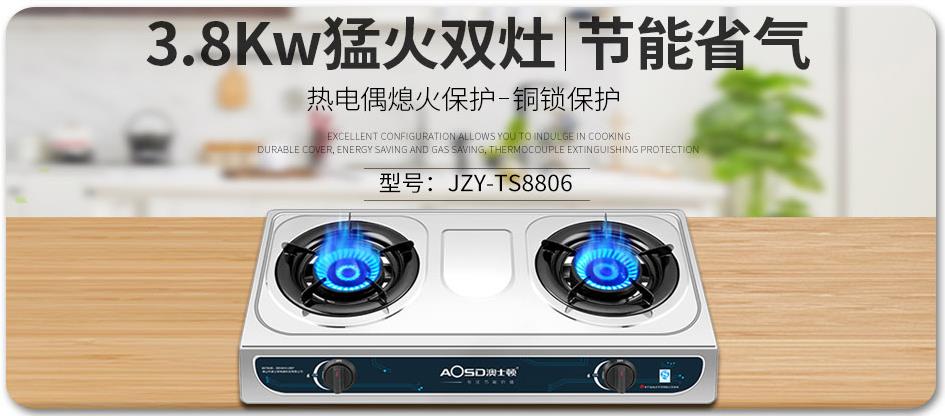 AOSD澳士顿燃气灶—台双灶
