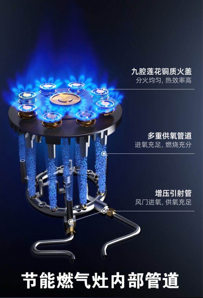 节能煤气炉灶节能结构