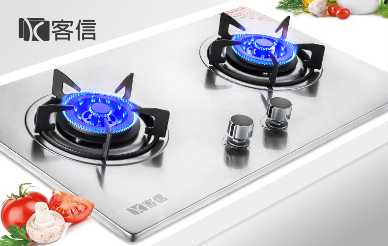 客信天然气安全熄保燃气炉灶台