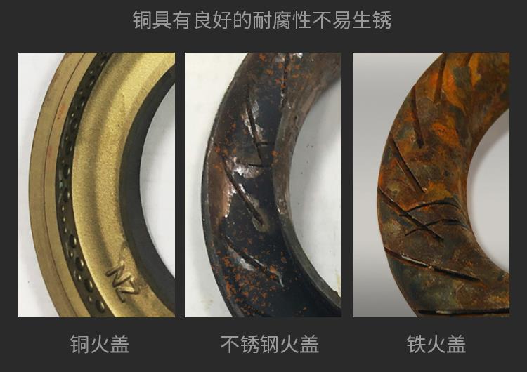 不同材质燃气灶具火盖